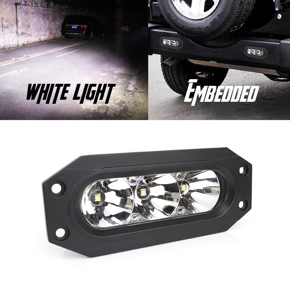 New Product 6.3 Inch 6000K Long Shape LED Work Lamp