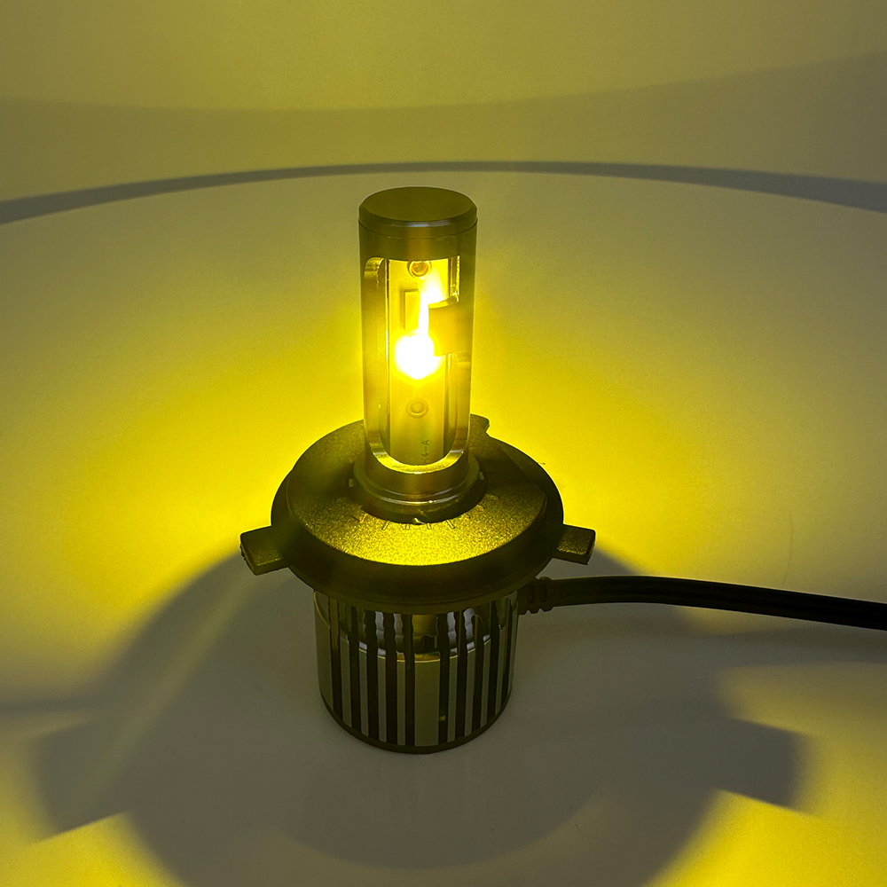 3000K Yellow Fog Light Bulb Car LED Headlight M6