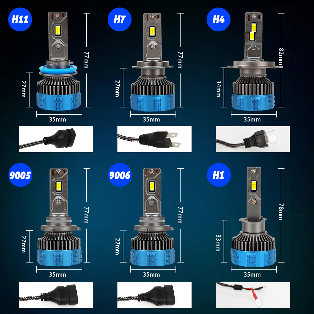 Faro Led Headlight F8 Pro Auto Lighting System 250W 40000Lm H7 Lamp
