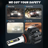 2023 New T3S Led Headlight 12v White Waterproof 80W 10000Lm Headlamp