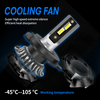 T3 Turbo Led Headlight Bulb 9003 H4 High Low Beam