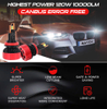 120W Car LED Headlight Bulb Canbus R9 Max H4 H7 H11 9005 9006