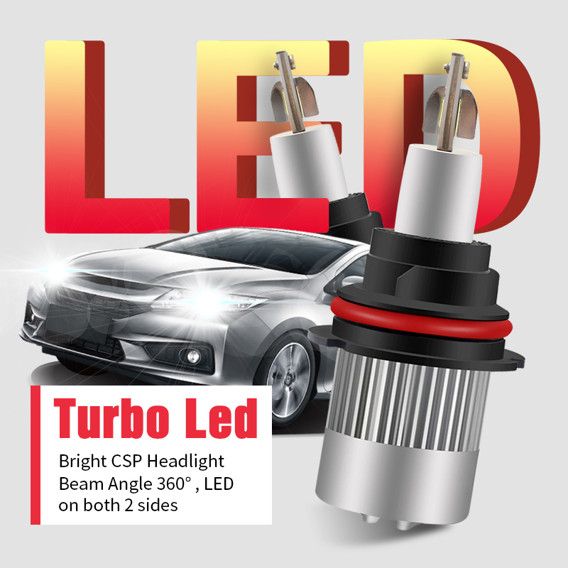 R4 Turbo LED Headlight Kit H4 H7 H11 9005 9006
