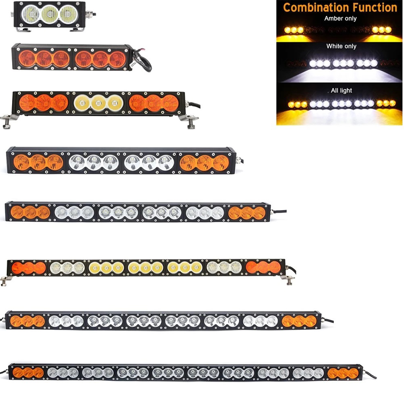 22inch 120w White Amber Led Work Light Bar 