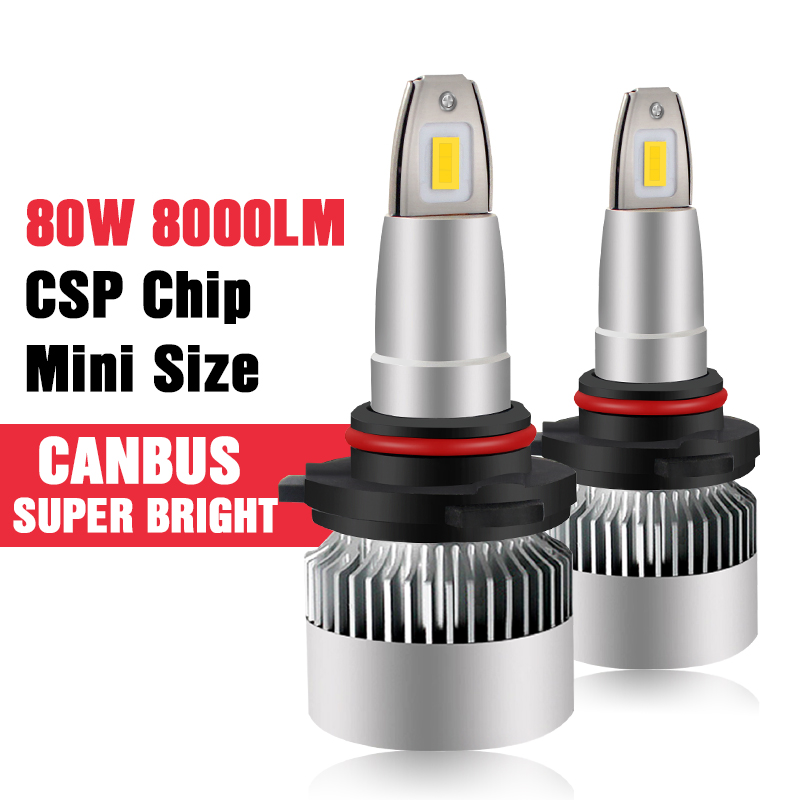 R4 Turbo LED Headlight Kit H4 H7 H11 9005 9006