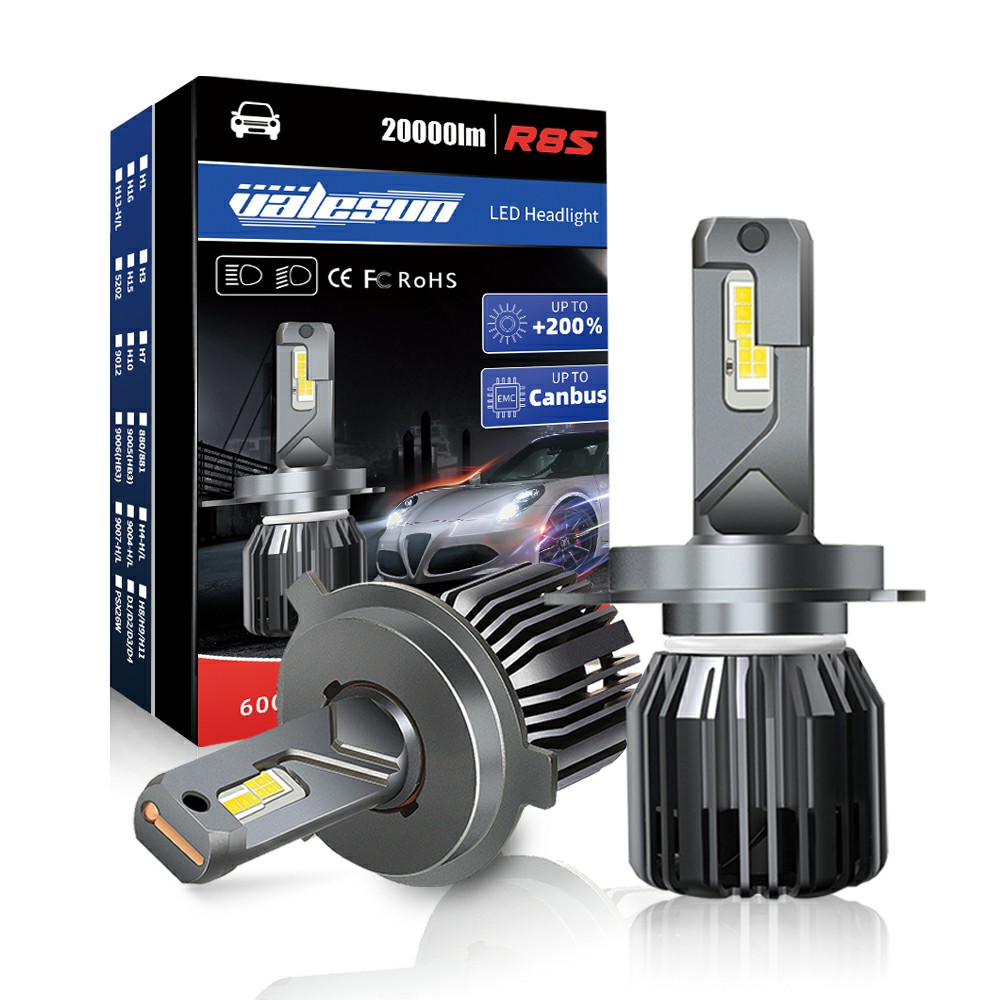 R8S 12V 24V LED Headlight Bulb H4 H7 H11 HB3 HB4