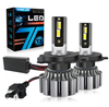 T3 Turbo Led Headlight Bulb 9003 H4 High Low Beam