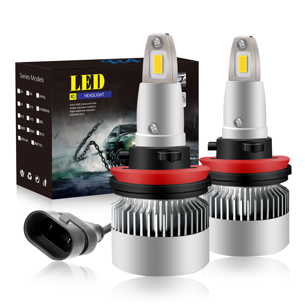 R4 Turbo LED Headlight Kit H4 H7 H11 9005 9006