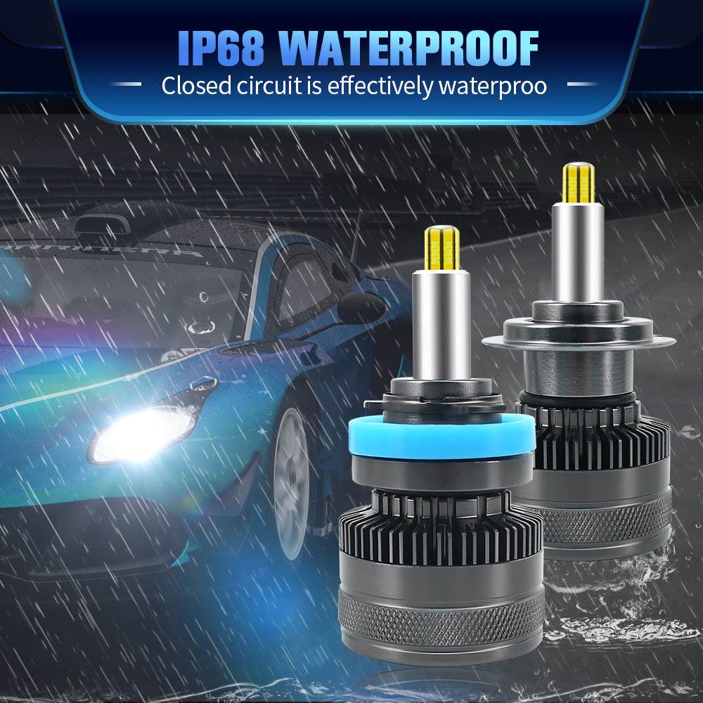 R6S 360 Illuminate Led Headlight H7 H11 9005 9006 H1 H3
